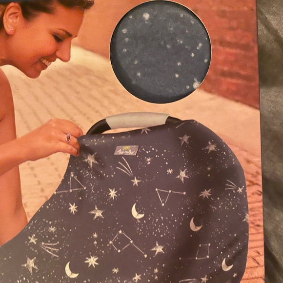 Itzy Ritzy Multi-Use Cover with Starry Night Design - Picture 3 of 5